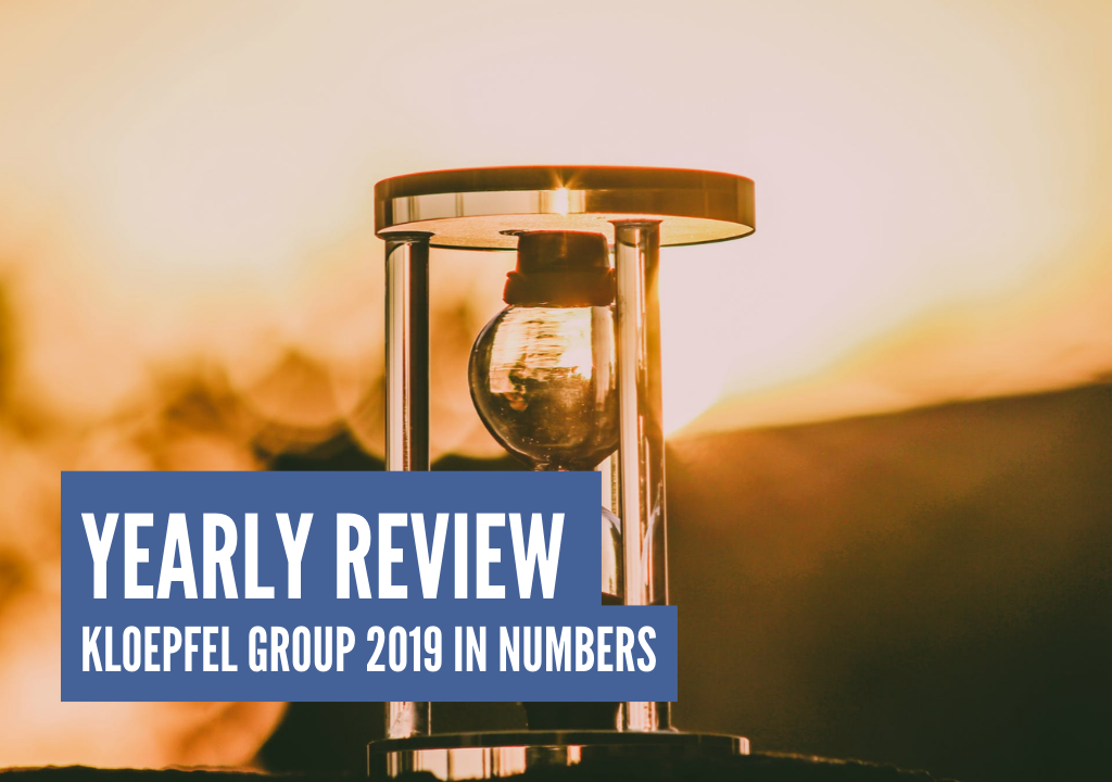 Yearly Review: Kloepfel Group 2019 in numbers