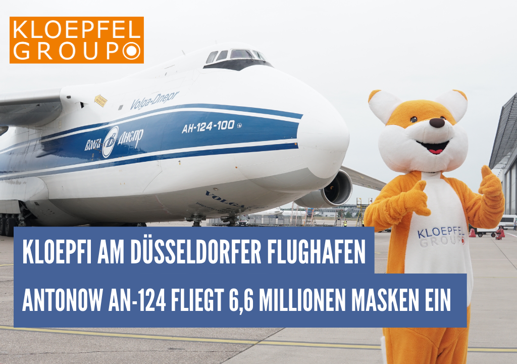 Kloepfi empfängt 6,6 Millionen FFP2 Mundschutzmasken