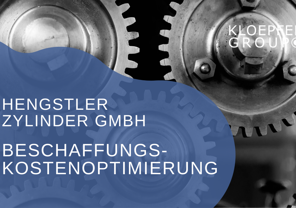 Beschaffungskostenoptimierung bei der Hengstler Zylinder GmbH