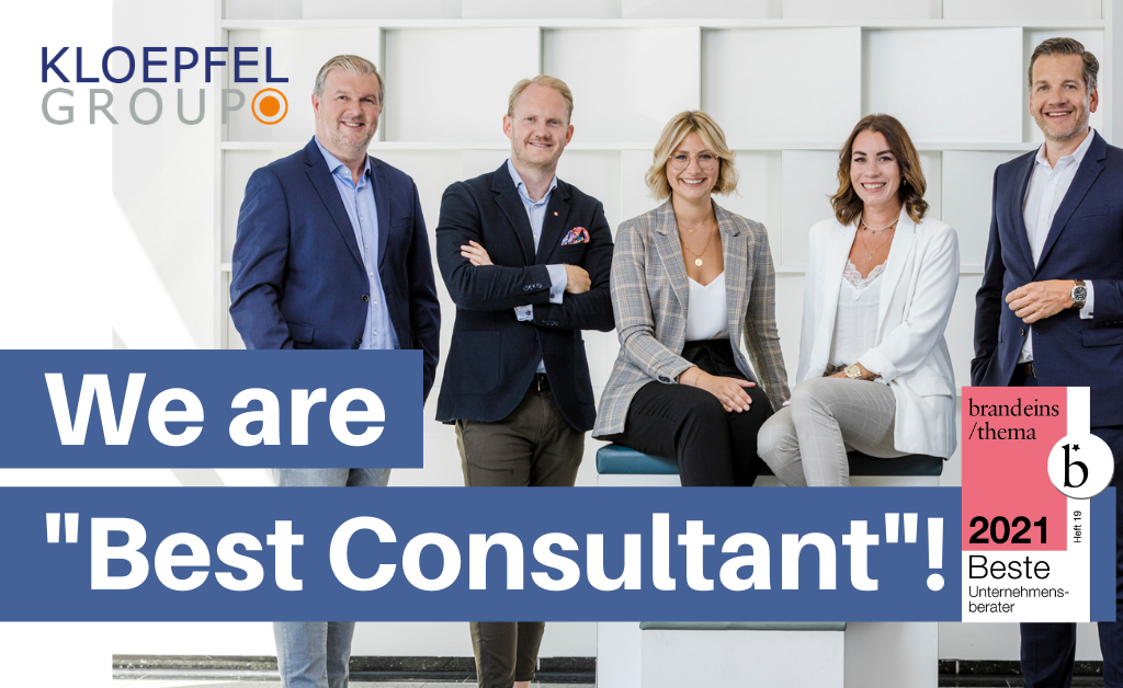 Kloepfel Consulting awarded “Best Consultants” for the sixth year in a row