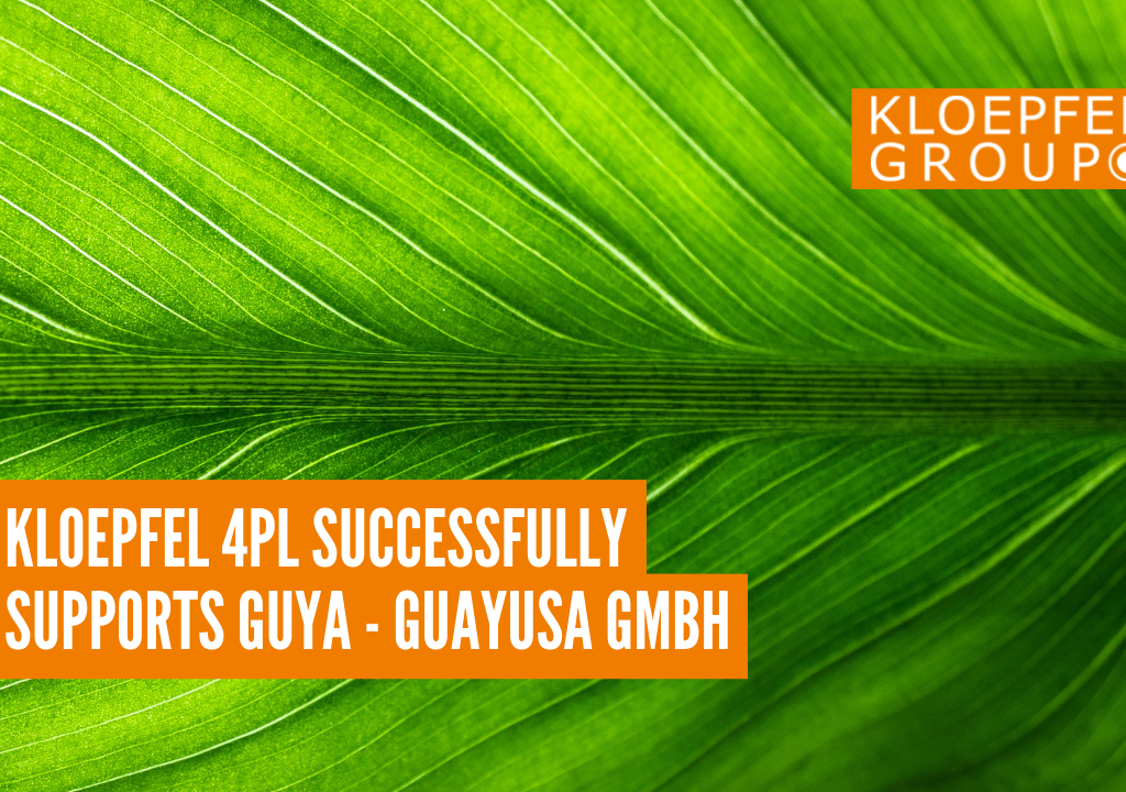 Kloepfel 4PL successfully supports GUYA – Guayusa GmbH