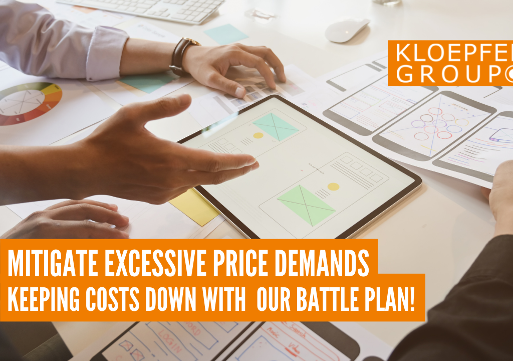 Mitigate excessive price demands