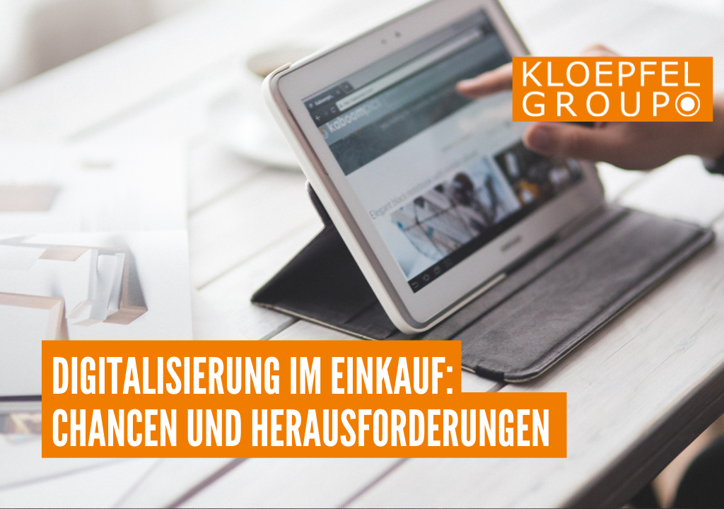 Digitalisierung im Einkauf: Chancen und Herausforderungen