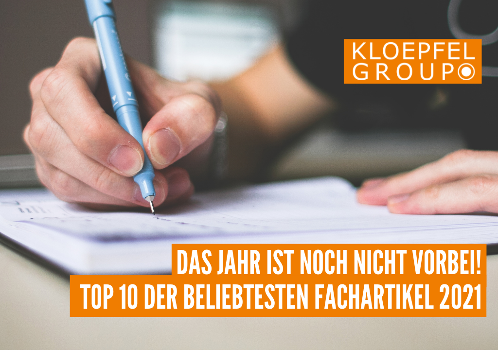 Top 10 der beliebtesten Fachartikel 2021