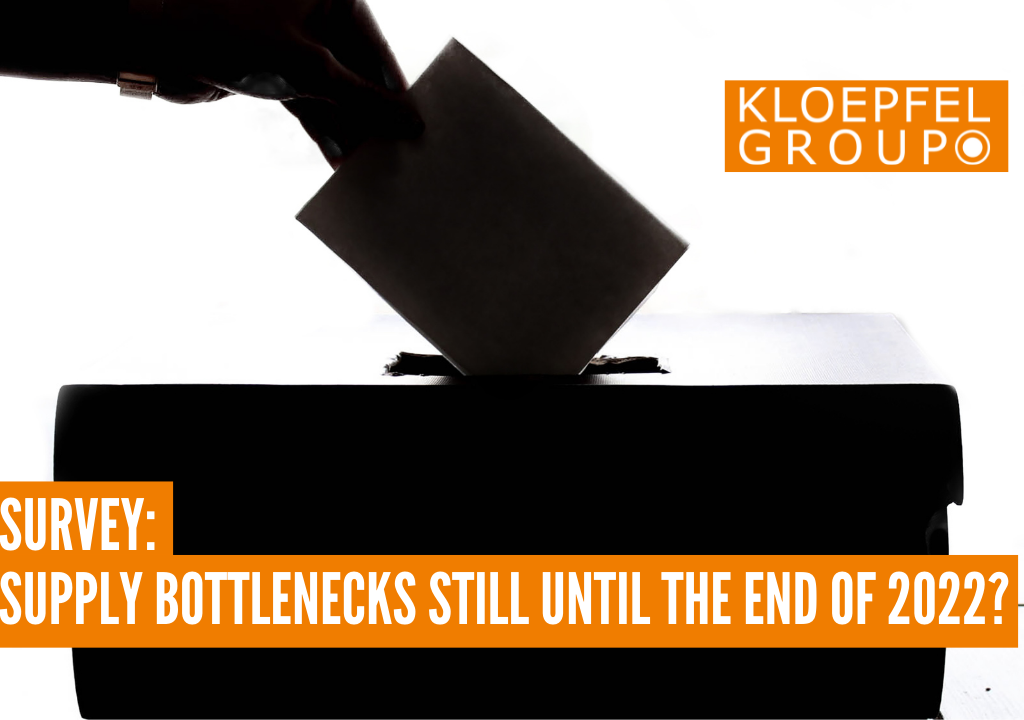Survey: Supply bottlenecks still until the end of 2022?