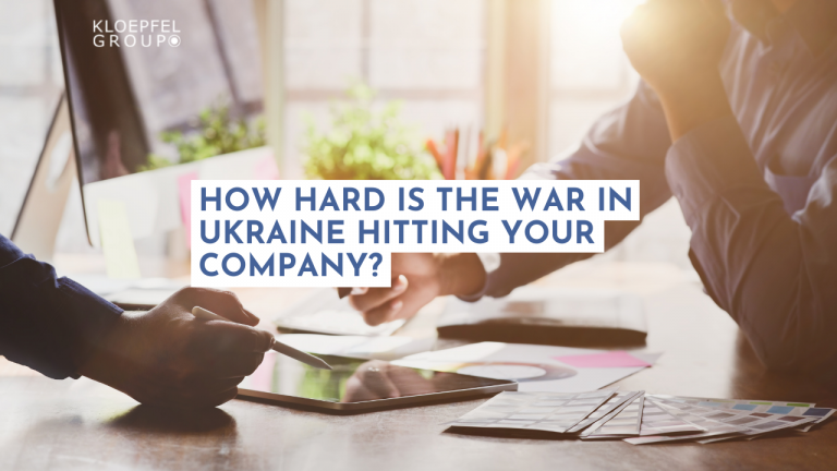 Quick survey: How hard is the war in Ukraine hitting your company?