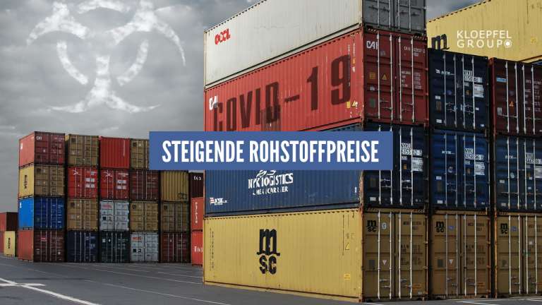 Steigende Rohstoffpreise