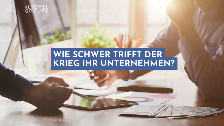 Blitz-Umfrage: Wie schwer trifft der Krieg in der Ukraine Ihr Unternehmen?