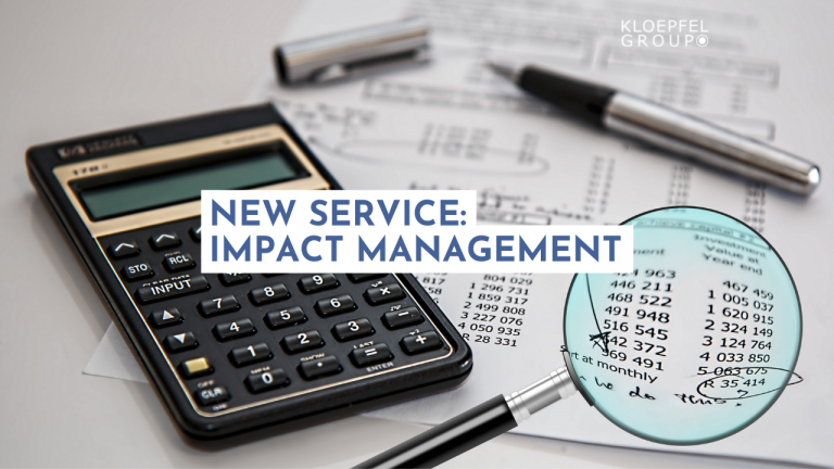 New service: Impact Management