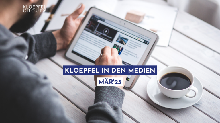Kloepfel in den Medien – März 2023