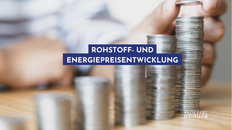 Auswirkungen aktueller Rohstoff- und Energiepreisentwicklung