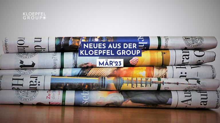 Neues aus der Kloepfel Group im März