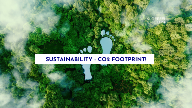 Sustainability – CO2 footprint!