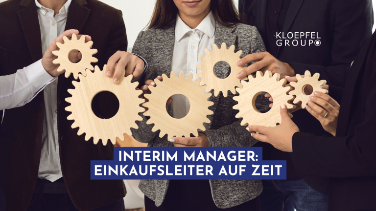 Interim Manager: Einkaufsleiter auf Zeit