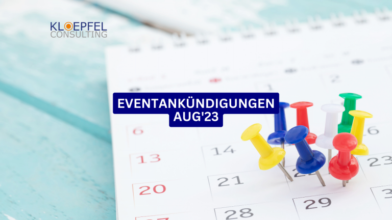 Eventankündigungen August 2023