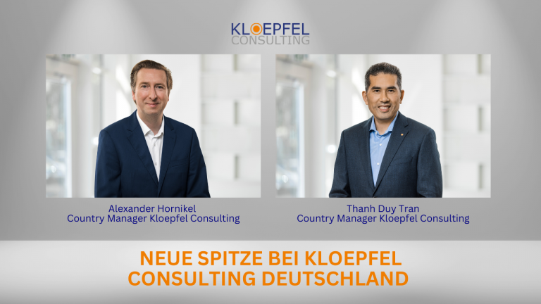 Einkaufsberatung: Neue Spitze bei Kloepfel Consulting Deutschland