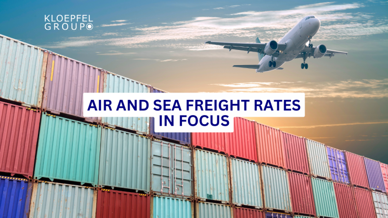 Air and ocean freight rates in focus