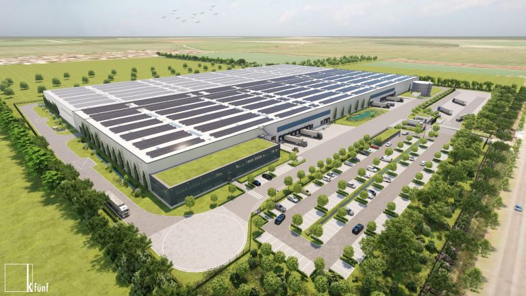 BMW Group is constructing a logistics hall for high-voltage batteries
