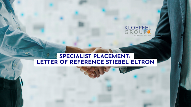 Letter of reference STIEBEL ELTRON