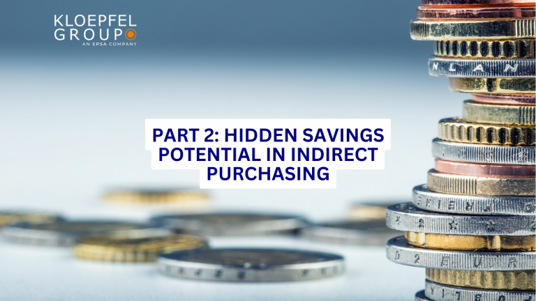 Part 2: Hidden savings potential in indirect purchasing