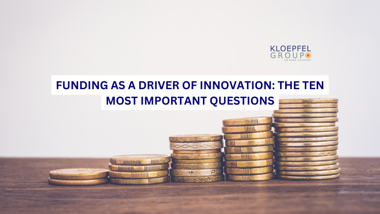 Funding as a driver of innovation: The ten most important questions