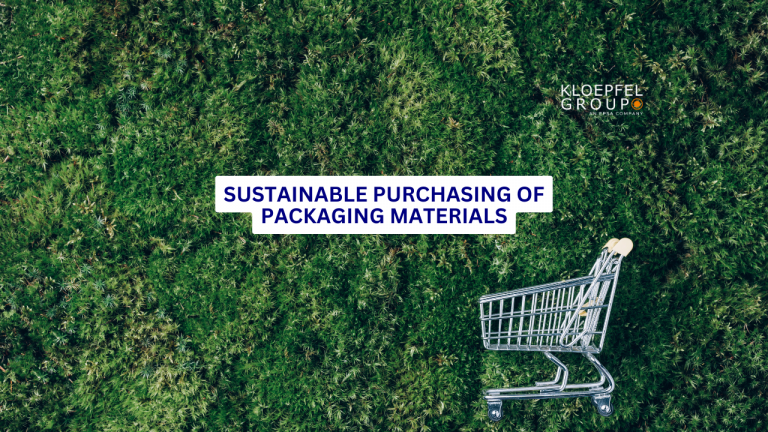 Sustainable purchasing of packaging materials