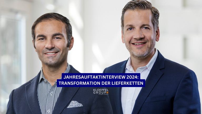 Jahresauftaktinterview 2024: Transformation der Lieferketten