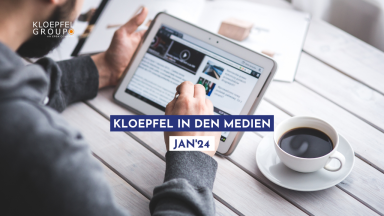 Kloepfel in den Medien – Januar 2024