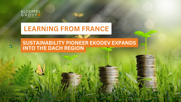 Learning from France: Sustainability pioneer Ekodev expands into the DACH Region