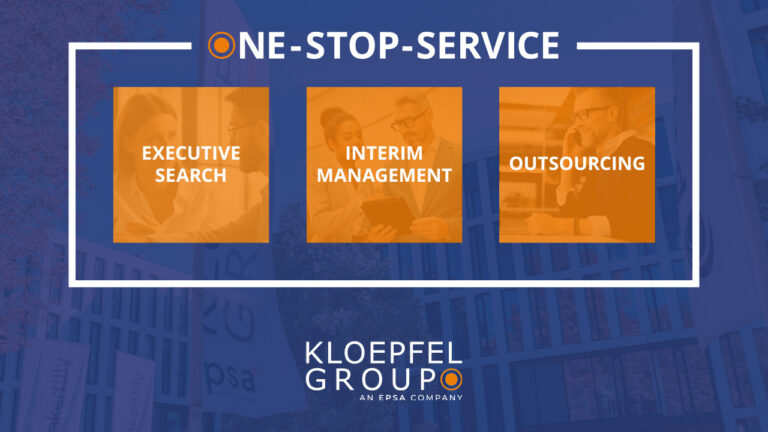 Executive Search, Interim Management and Outsourcing – The Perfect Combination from a Single Source